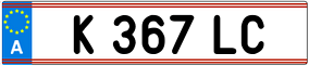 Truck License Plate